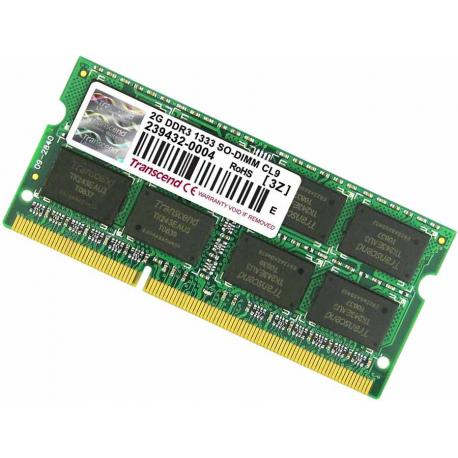 Barette de ram 2 GO DDR3 1333 TRANSCEND